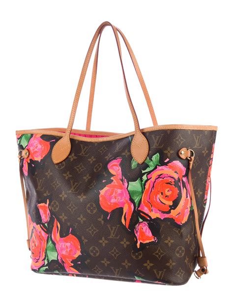 louis vuitton roses neverfull replica|false louis vuitton prints.